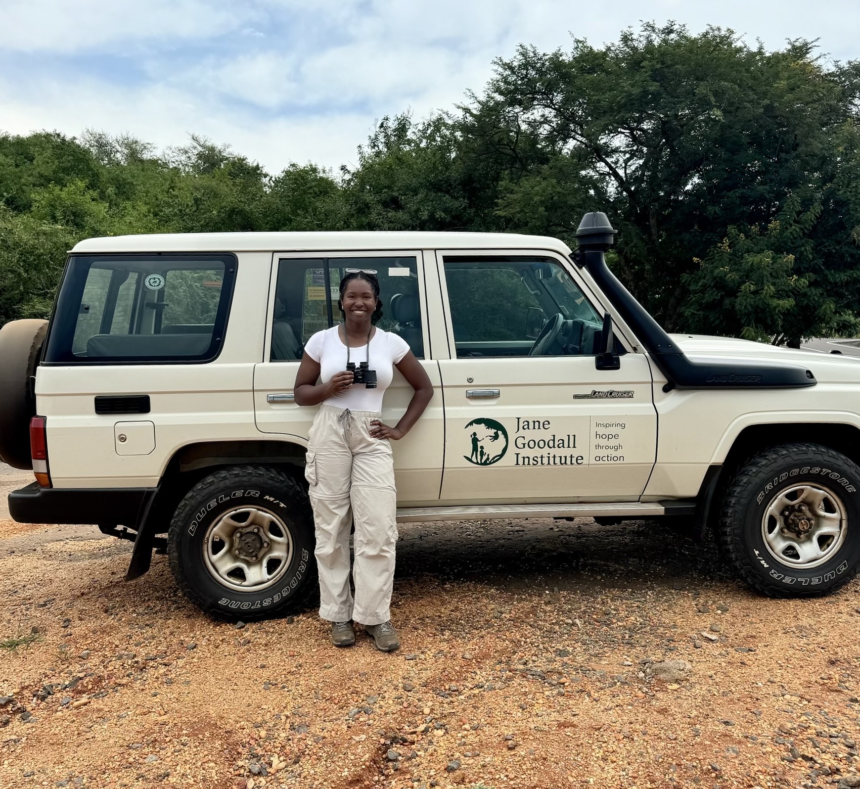 We traveled between our different project areas and often hard-to-reach field sites in the JGI Land Cruiser.