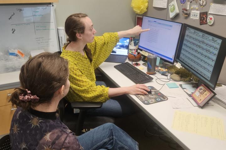 Analyzing test results with CWHL student