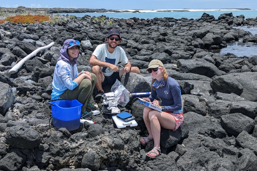 Team Crab PLT in the Galápagos
