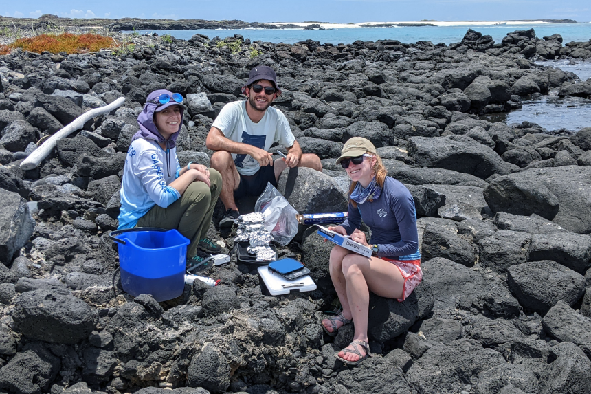 Team Crab PLT in the Galápagos