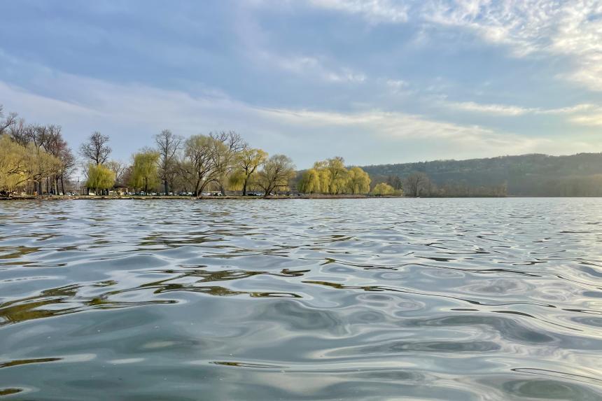 waterscape from Cayuga Lake